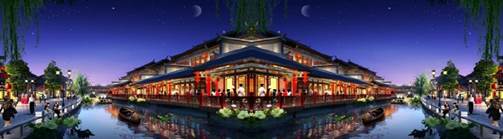 成都溫江花月夜 星光影視產(chǎn)業(yè)文旅地產(chǎn)建筑設(shè)計(jì)